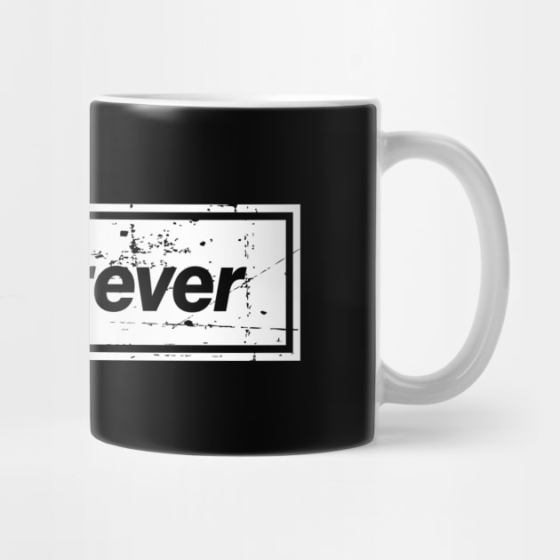 Live Forever - The Mancunian Indie Anthem White by Butter Creative